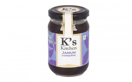 K's Kitchen Jamun Conserve   Glass Jar  330 grams